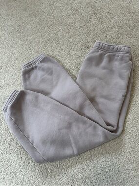 TNA Bubble Fleece Mega Sweatpants Lilac Purple 27" Size M